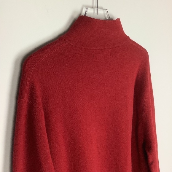 Vintage‎ Banana Republic Wool Blend Quarter Zip Up Sweater XXL - Picture 8 of 11